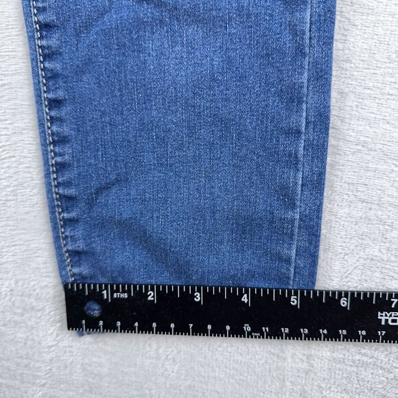 Levi's Skinny Jeans Medium Wash Mid Rise Five Design Pockets Womens Blue Size 30 - Picture 8 of 9